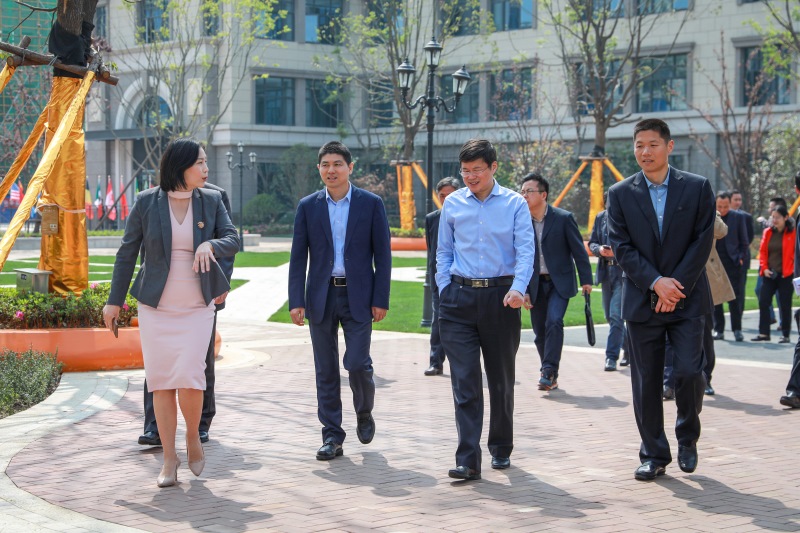 合肥市政府副秘書長謝軍一行領(lǐng)導蒞臨新華公學視察指導工作